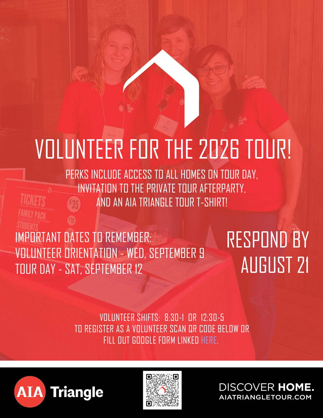 CALL FOR VOLUNTEERS 2026 FLYER